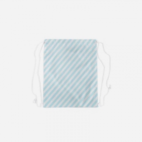 Σακίδιο Πλάτης γαλάζιο με διαγώνια ρίγα 28cm x 35cm - ΚΩΔ:363609-NT