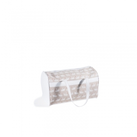 Τσάντα Σακ Βουαγιάζ με κύκνους 45x30x30cm - ΚΩΔ:841149-NT