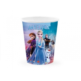 Χαρτινο Ποτηρι Frozen με Όνομα - ΚΩΔ:P25922-41-Bb