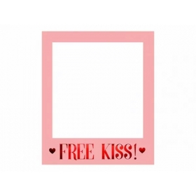 Κάδρο Photo Booth Free Kiss 50X59.5cm - ΚΩΔ:PBF1-BB