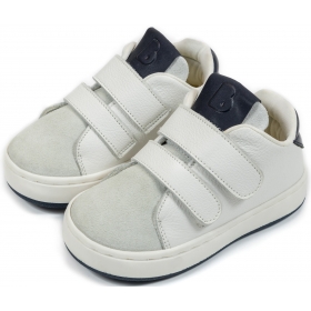 Παπουτσακια Babywalker Δερματινα Sneaker Me Διπλη Μπαρετα Χρατς - Ζευγαρι - ΚΩΔ:Bw4203-Bw
