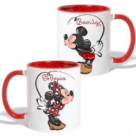 Κούπες για Ζευγάρι Mickey & Minnie 350ml - ΚΩΔ:D22K-5-BB
