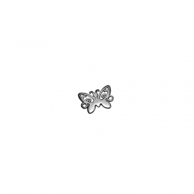 Μεταλλικό Ζάμακ Χυτό Στοιχείο Πεταλούδα για Μακραμέ 15x12mm - ΚΩΔ:78413800.027-NG