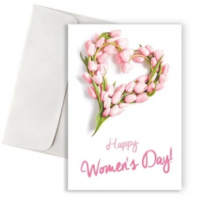 Ευχετήρια Κάρτα Happy Women’s Day - ΚΩΔ:VC1702-153-BB