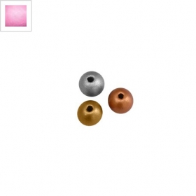 Ξύλινη Χάντρα Μπίλια Στρογγυλή 16mm (Ø2mm) - Ροζ - ΚΩΔ:76010024.002-NG