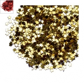Παγιέτα Αστέρι Κόκκινο Σκούρο 3mm (50γραμμάρια/πακέτο) - ΚΩΔ:81030020.004-NG
