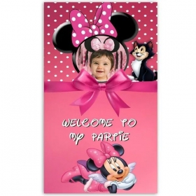Αφίσα Πάρτυ Minnie Mouse με Φωτογραφία 130Χ70cm - ΚΩΔ:5531127-76-BB