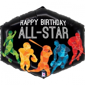 Μπαλόνι Foil 76cm All Sports Birthday - ΚΩΔ:25211-BB