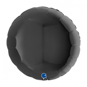 Μπαλόνι Foil 91cm Στρογγυλό Μαύρο - ΚΩΔ:36104K-BB