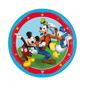 Χάρτινα Πιάτα Πάρτυ Mickey Mouse 23cm - ΚΩΔ:93822-BB