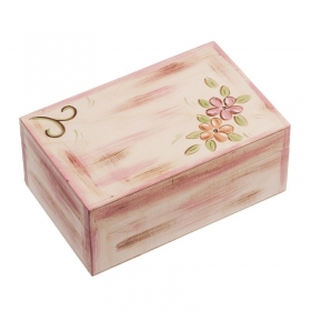Κουτί Μαρτυρικών και Λαδοσέτ Λουλούδια 20X12X8cm - ΚΩΔ:ZKL130-PR