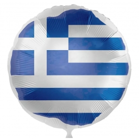 Μπαλόνι Foil 45cm Ελληνική Σημαία - ΚΩΔ:7019-UNI-BB