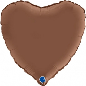 Μπαλόνι Foil 45cm Σοκολατί Καρδιά - ΚΩΔ:180000SCT-BB