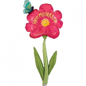 Μπαλόνι Foil 166X70cm Λουλούδι Mother’s Day - ΚΩΔ:25191-P-BB