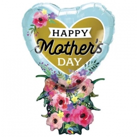 Μπαλόνι Foil 97cm Mother’s Day Μπουκέτο Λουλούδια - ΚΩΔ:98515-BB