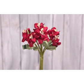 Μικρολούλουδα μπουκέτο με κόκκινα άνθη 20CM - ΚΩΔ:3013119-22-RD