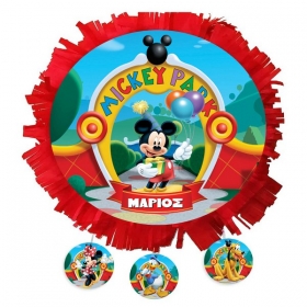 Χειροποιητη Πινιατα Mickey Mouse Μπαλονια 40X40Cm - ΚΩΔ:553153-23-Bb