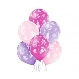 Σετ Μπαλόνια Latex 30cm Baby Shower Girl - ΚΩΔ:5000219-BB