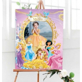 Καμβάς Πριγκίπισσες Disney με Φωτογραφία 30X40cm - ΚΩΔ:5531124-19-BB