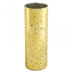 Γυάλινο Διακοσμητικό Βάζο Χρυσό 10X28cm - ΚΩΔ:YS7079L-NU