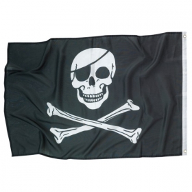 Υφασμάτινη Πειρατική Σημαία 92X60cm - ΚΩΔ:9902133-BB