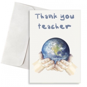 Κάρτα για Δασκάλα Πλανήτης Γη - ΚΩΔ:VC1702-170-BB