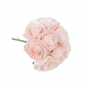 Μπουκέτο Ροζ Τριαντάφυλλα 15cm - ΚΩΔ:777824-NT