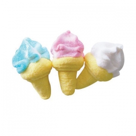 Marshmallow Παγωτάκι 3D μιξ χρωμάτων λευκό-ροζ-γαλάζιο - ΚΩΔ:82-23832-PAR