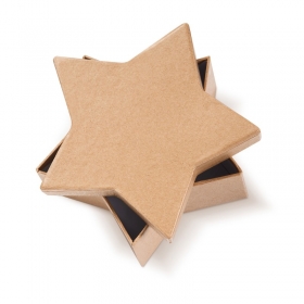 Χάρτινο κουτάκι αστέρι craft 5,5x15cm  - ΚΩΔ:81707-PR