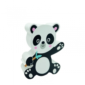 Ξύλινο Διακοσμητικό Panda 2,5x12cm - ΚΩΔ:152269-PR