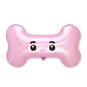 Mπαλόνι Foil 18"- Ροζ Κόκκαλο 60cm - ΚΩΔ:901861RS-1-BB