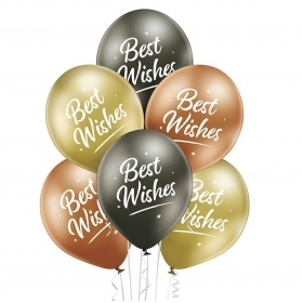 Μπαλόνι Latex Best Wishes 30cm - ΚΩΔ:5000774-1-BB