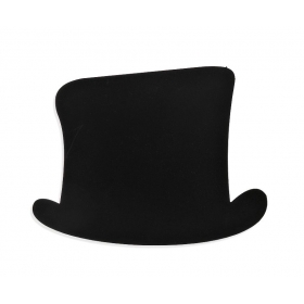Ξύλινο Μαύρο Καπέλο 18X13cm - ΚΩΔ:M9546-AD