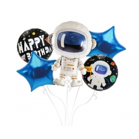 Mπαλόνι Foil Γενεθλίων Διάστημα 60cm - ΚΩΔ:BZ-HKOS-1-BB