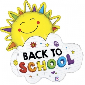 Μπαλόνι Foil - Ήλιος Back To School 79cm - ΚΩΔ:25142-BB