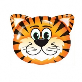 Μπαλόνι Foil Junior Shape - Kεφαλάκι Τίγρη 42cm - ΚΩΔ:206F4301-BB