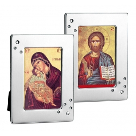 Κορνίζα με Εικόνα - Παναγία & Χριστός 7.5Χ10cm - ΚΩΔ:M5043-AD