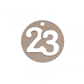 Πλέξι Ακρυλικό Μοτίφ Γούρι Στρογγυλό “23” 25mm - ΚΩΔ:7123.020.484-NG