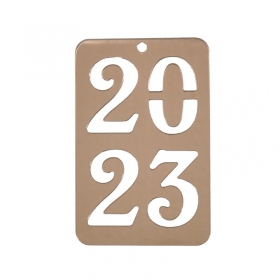 Πλέξι Ακρυλικό Μοτίφ Γούρι Ταυτότητα “2023” 45x69mm - ΚΩΔ:7123.022.484-NG