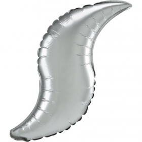 Μπαλόνι Foil Ασημί Platinum Curve 90cm - ΚΩΔ:4185999-BB