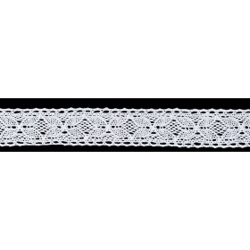 Κορδέλα Δαντέλα Βαμβακερή Λευκή 40mmX9.14m - ΚΩΔ:M9040-AD