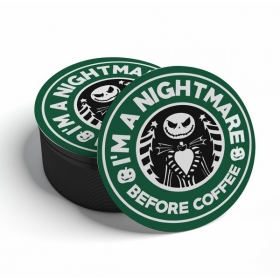 Σουβέρ Halloween - Nightmare Before Coffee 9cm - ΚΩΔ:SUB1007756-8-BB
