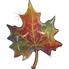 Μπαλόνι Foil - Φθινόπωρο - Φύλλο Δέντρου Ιριδίζον 62x75cm - ΚΩΔ:25144GH-BB