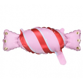 Μπαλόνι Foil Ροζ Καραμέλα 40x16.5cm - ΚΩΔ:FB169-BB