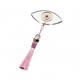 Γούρι με Ροζ Plexi Glass Μάτι 20cm-ΚΩΔ:GM4250-G