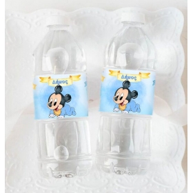Ετικέτες Για Μπουκάλια Νερού - Baby Mickey - ΚΩΔ:D1405-20-BB