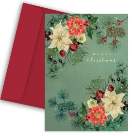 Χριστουγεννιάτικη κάρτα - Αλεξανδρινό - ΚΩΔ:VC1702-222-BB