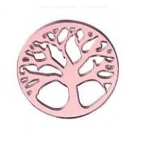 Plexiglass ροζ χρυσό δέντρο της ζωής 5cm - ΚΩΔ:M11348-AD