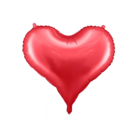 Μπαλόνι Foil κόκκινη σατέν καρδιά funky 75cm - ΚΩΔ:FB141S-007-BB