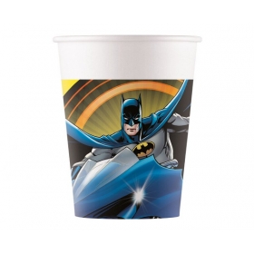 Χάρτινα ποτήρια Batman 200ml - ΚΩΔ:93507-BB